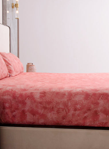Coral Dreams Fitted Sheet Set - RAZAEE