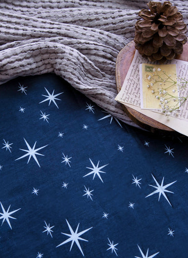 Midnight Stardust Fitted Sheet Set - RAZAEE