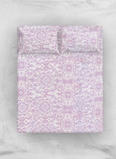 Vintage Blush Fitted Sheet Set - RAZAEE