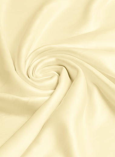 Pastel Lemon Sateen Duvet Cover & Fitted Sheet Set - RAZAEE