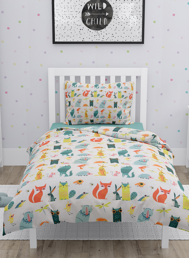 Wild Child Pure Cotton Kids Duvet Cover Set - RAZAEE