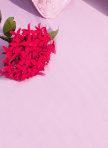 Solid Pink Pure Cotton Fitted Sheet Set - RAZAEE