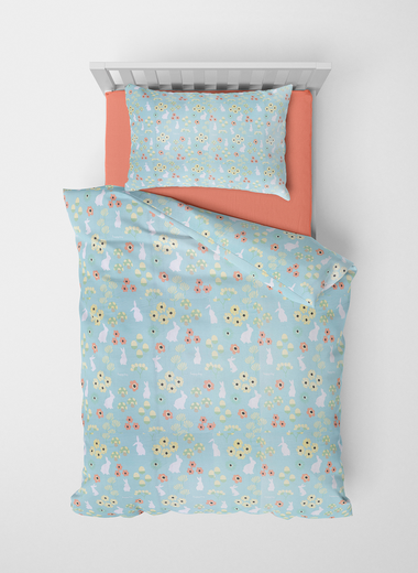 Green Wood Pure Cotton Duvet Cover Set - RAZAEE