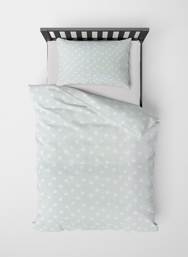 Royal-teal Pure Cotton Percale Duvet Cover Set - RAZAEE