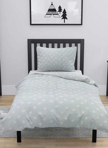 Royal-teal Pure Cotton Percale Duvet Cover Set - RAZAEE
