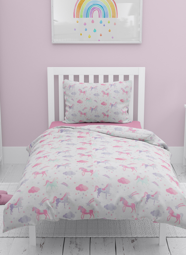 Unicorn Love Pure Cotton Duvet Cover Set - RAZAEE