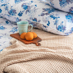 Ivory Waffle Weave blanket