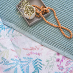 Soft Sage Waffle Weave Blanket - RAZAEE