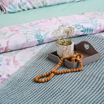 Soft Sage Waffle Weave Blanket - RAZAEE