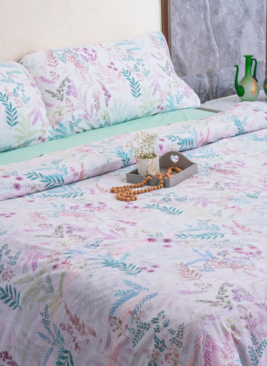 Lavender Fields Pure Cotton Duvet Cover Set - RAZAEE