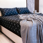 Midnight Stardust Fitted Sheet Set - RAZAEE