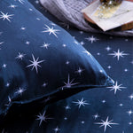 Midnight Stardust Pure Cotton Percale Duvet Cover Set - RAZAEE