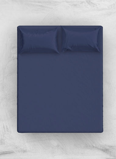 Sapphire Elegance Fitted Sheet Set - RAZAEE