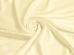 Pastel Lemon Sateen Duvet Cover & Fitted Sheet Set - RAZAEE