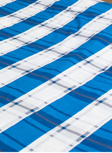 Blue Gingham Bedsheet Set - RAZAEE