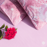 Celestial Pink Pure Cotton Percale Duvet Cover Set - RAZAEE