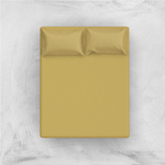 Solid Mustard Fitted Sheet Set