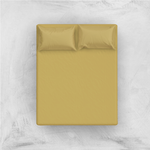 Solid Mustard Fitted Sheet Set - RAZAEE