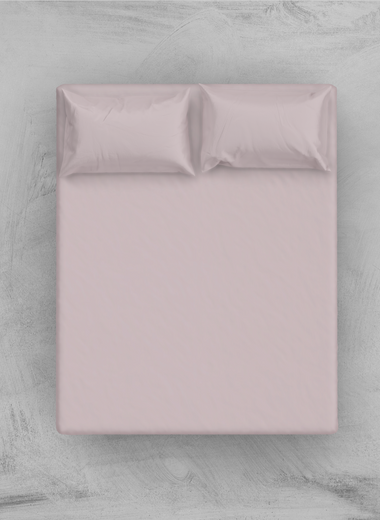 Lilac Pure Cotton Fitted Sheet Set - RAZAEE