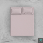Lilac Pure Cotton Fitted Sheet Set