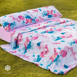 Watercolour florals Pure Cotton Percale Duvet Cover