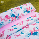 Watercolour florals Pure Cotton Percale Duvet Cover